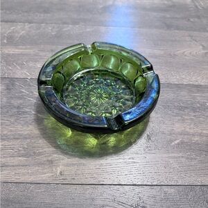 Vintage‎ Anchor Hocking Avocado Green Ashtray